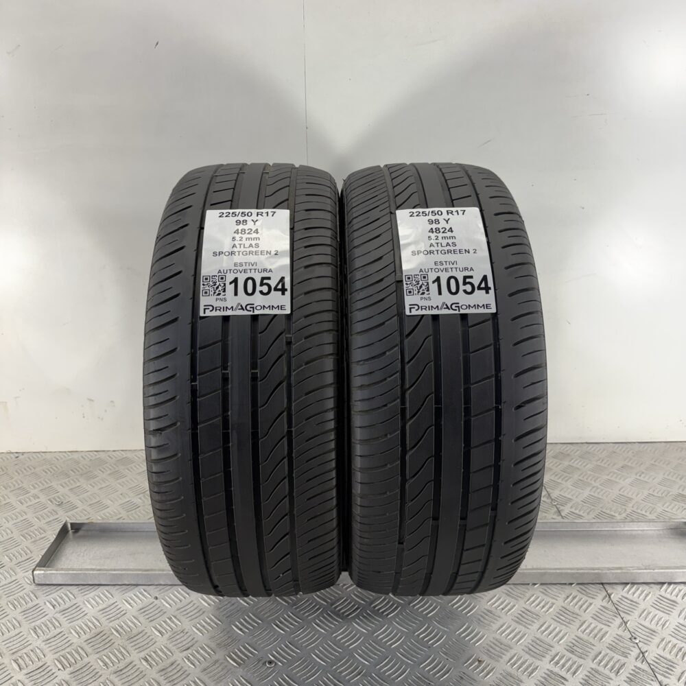Gomme Usate 225 50 R17 98Y Atlas Sportgreen 2 74% Estive