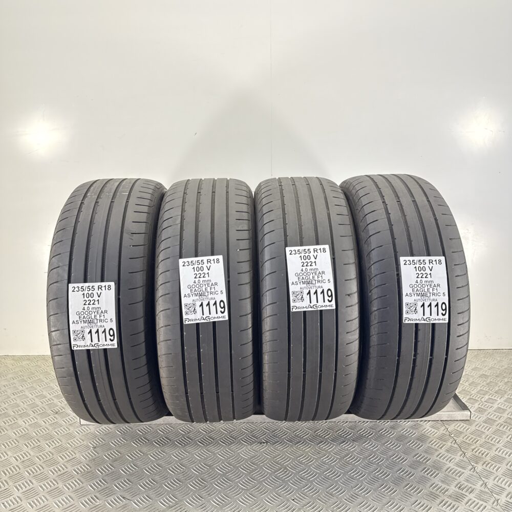 Gomme Usate 235 55 R18 100V Goodyear Eagle F1 Asymmetric 5 Estive