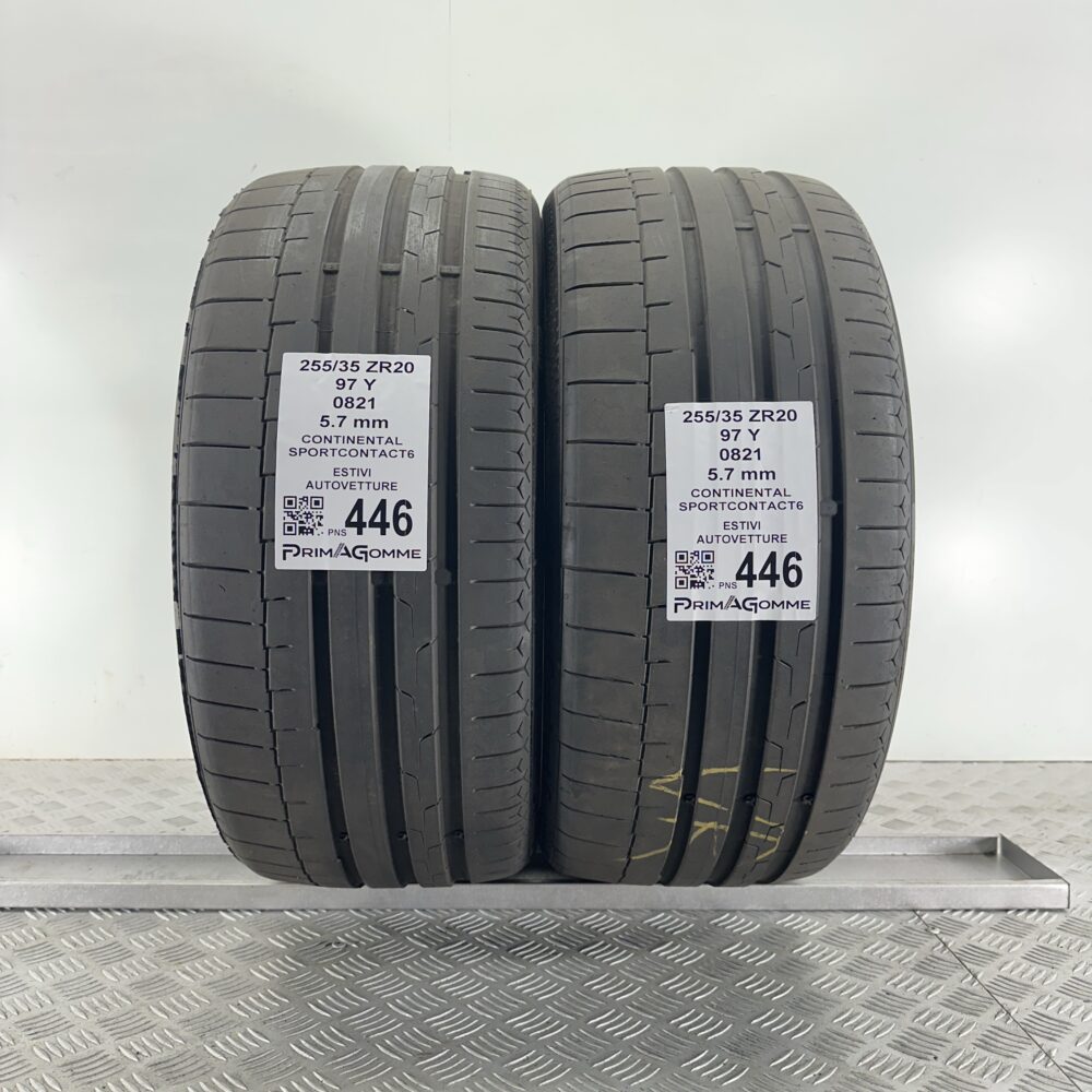 Pneumatici Usati 255 35 ZR20 97Y Continental SportContact6 81% Estive