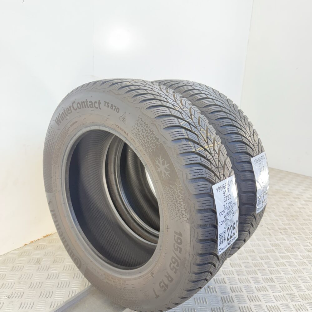 Gomme Usate 195 65 R15 91T Continental Winter Contact TS870 100% Invernali - immagine 10