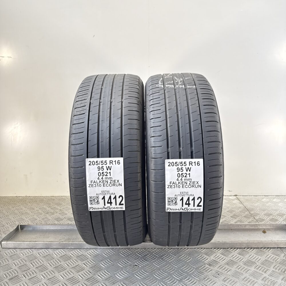 Gomme Usate 205 55 R16 95W Falken Ziex ZE310 EcoRun Estive