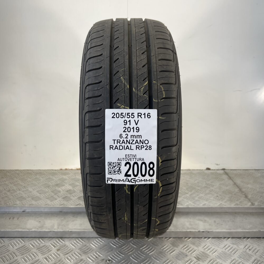 Pneumatico Usato 205 55 R16 91V Trazano Radial RP28 89% Estivo