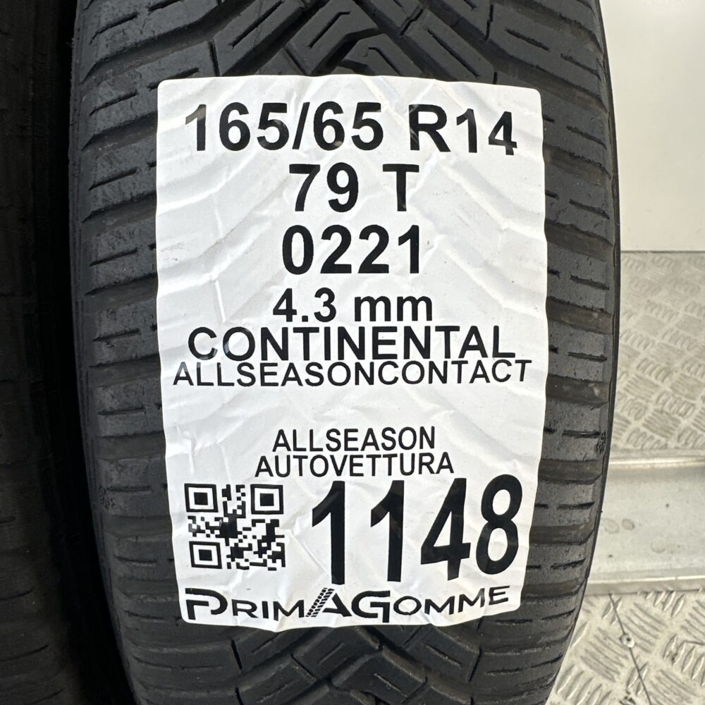 Gomme Usate 165 65 R14 79T Continental AllSeasonContact Quattro Stagioni - immagine 3