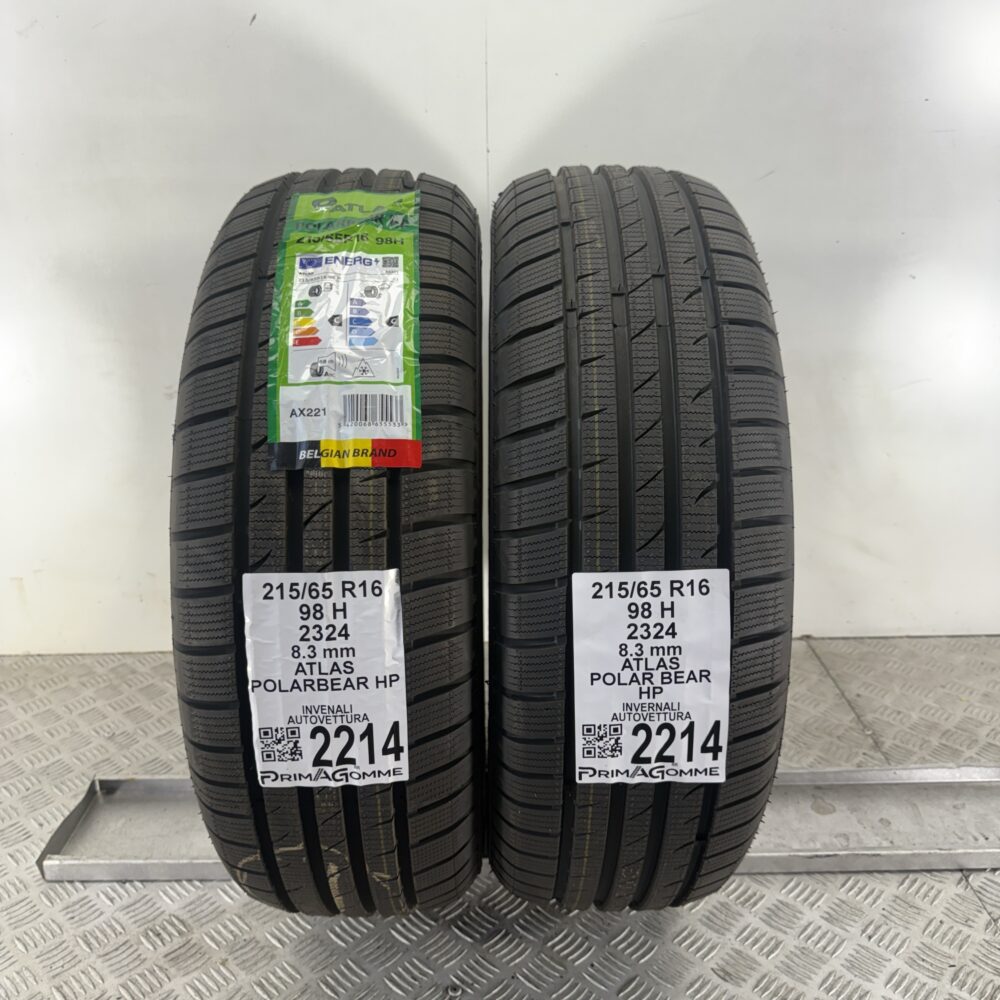Gomme Usate 215 65 R16 98H Atlas Polar Bear HP 100% Invernali
