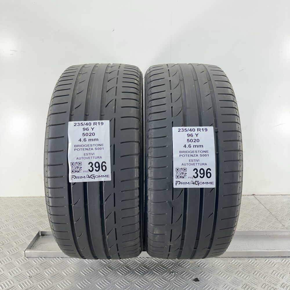 Pneumatici Usati 235 40 R19 96Y Bridgestone Potenza S001 Estive