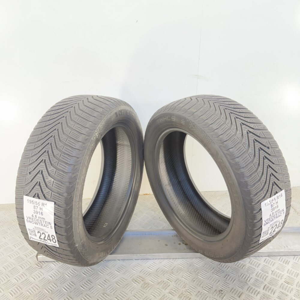 Gomme Usate 195 55 R16 87H Vredestein Snowtrac 5 Invernali - immagine 6