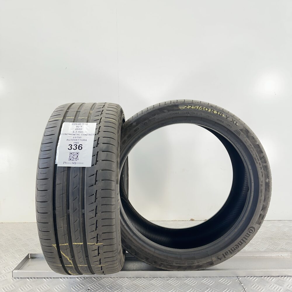 Pneumatici Usati 225 40 R18 92Y Continental Contact 76% Estive - immagine 4