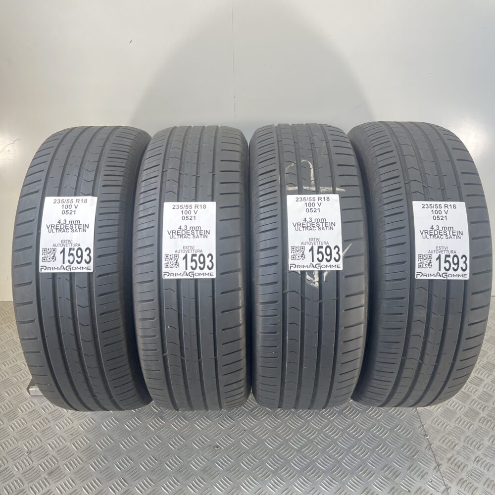 Gomme Usate 235 55 R18 100V Vredestein Ultrac Satin Estive