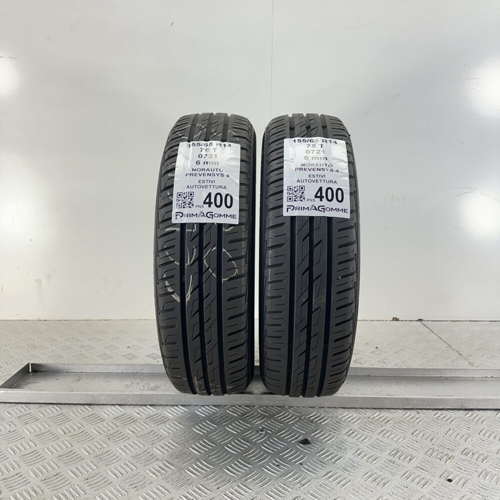 Pneumatici Usati 155 65 R14 75T Norauto Prevensys 4 86% Estive