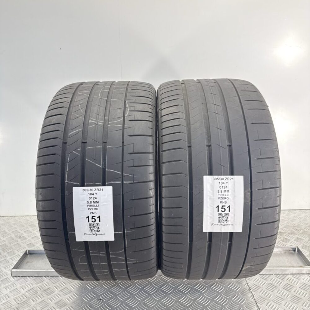 Gomme Usate 305 30 ZR21 104Y Pirelli PZero 5.8mm Estive