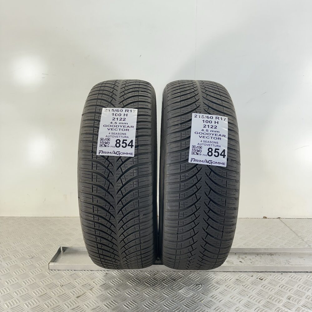 Pneumatici Usati 215 60 R17 100H Goodyear Vector Quattro Stagioni
