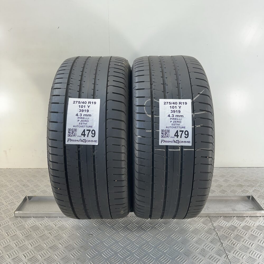 Pneumatici Usati 275 40 R19 101Y Pirelli P Zero Estive