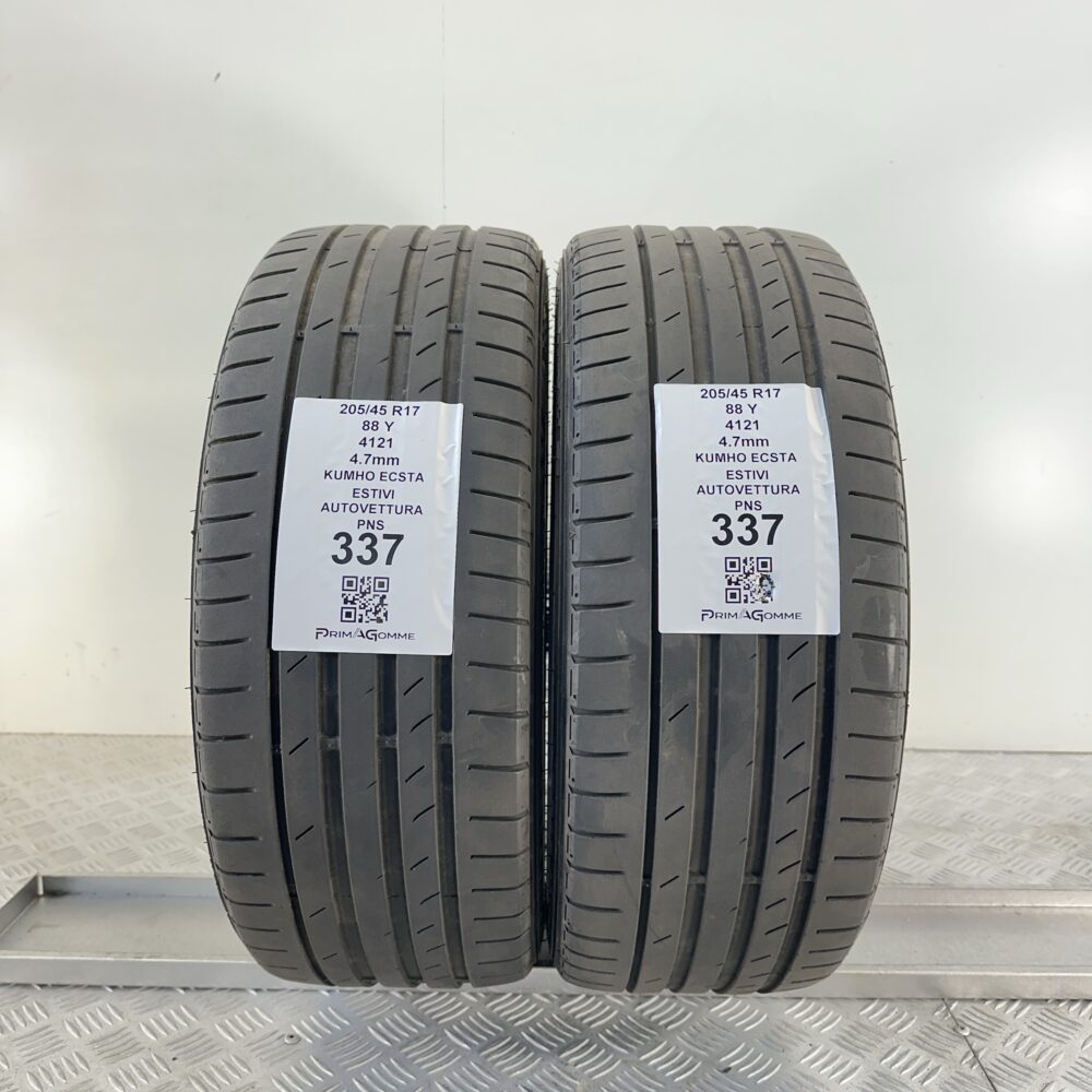 Pneumatici Usati 205 45 R17 88Y Kumho Ecsta Estive