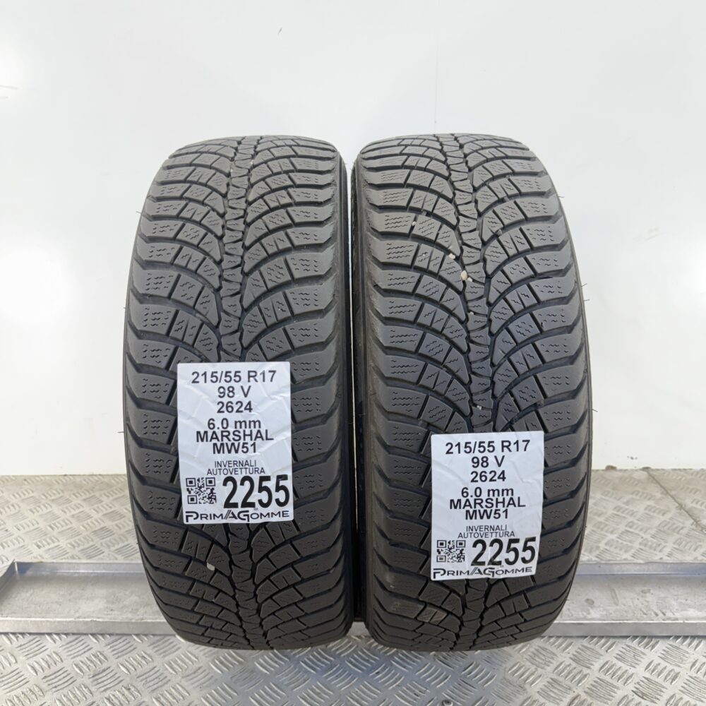 Gomme Usate 215 55 R17 98V Marshal MW51 86% Invernali - immagine 8