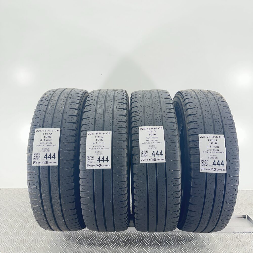 Pneumatici Usati 225 75 R16CP 116Q Michelin Agilis Camping Estive