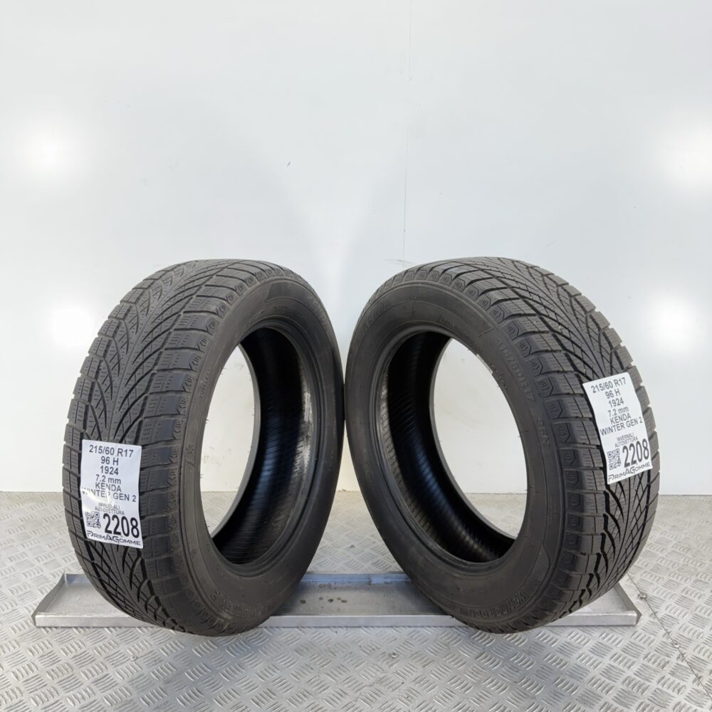 Gomme Usate 215 60 R17 96H Kenda Winter Gen 2 100% Invernali - immagine 11