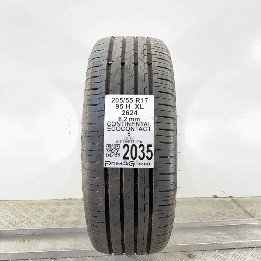 Pneumatico Usato 205 55 R17 XL 95H Continental EcoContact 6 89% Estivo