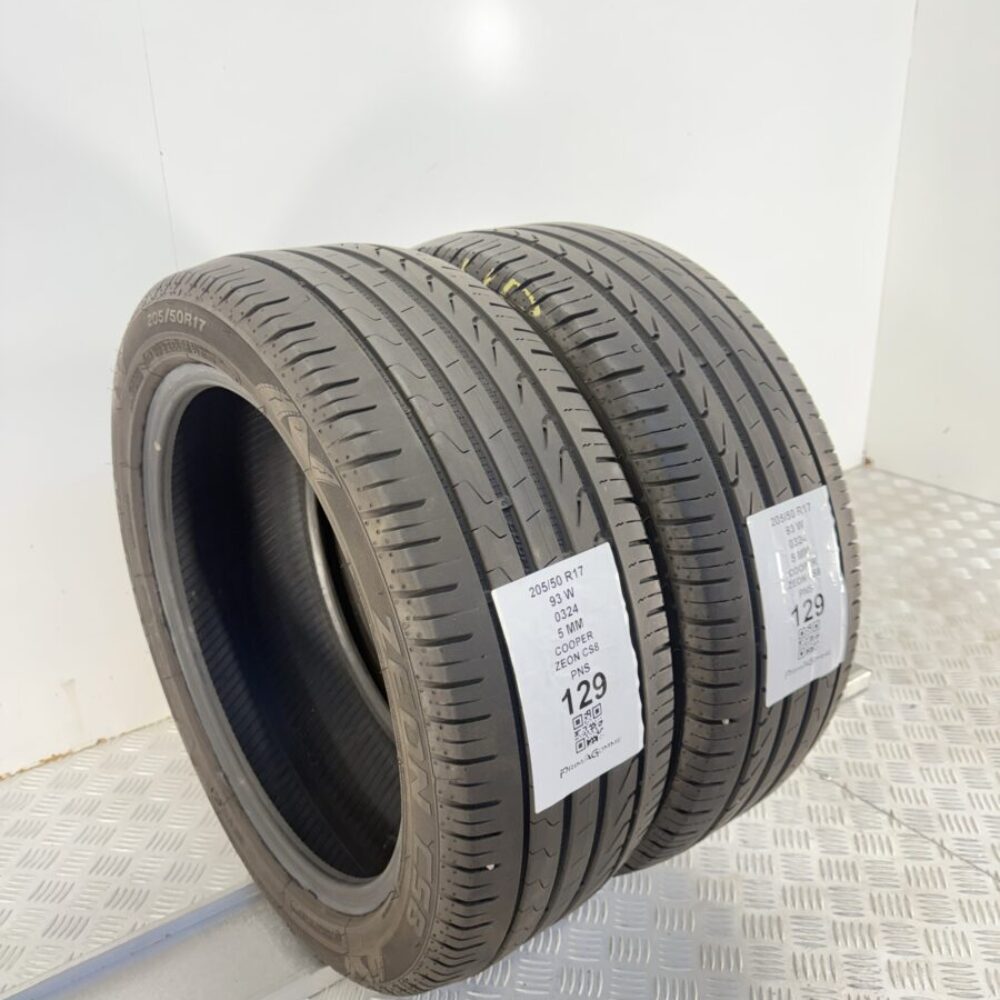Gomme Usate 205 50 R17 93W Cooper Zeon CS8 5mm Estive