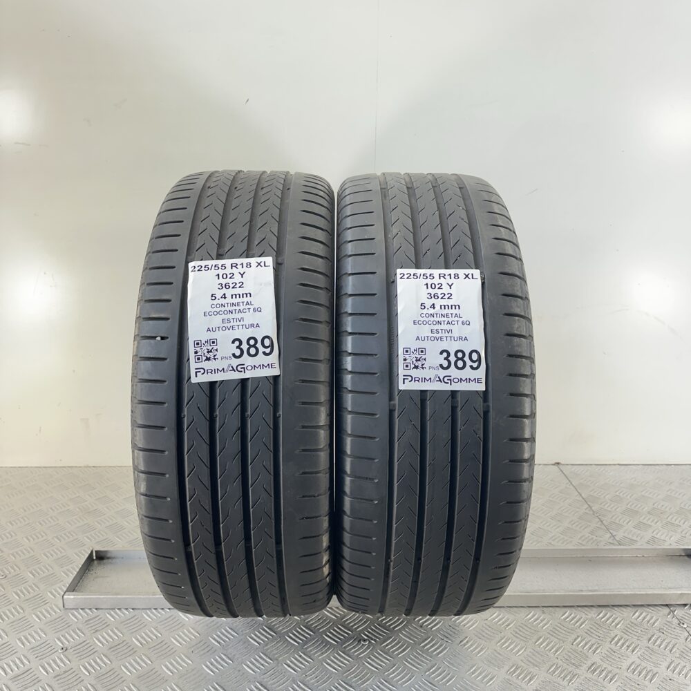 Pneumatici Usati 225 55 R18 XL 102Y Continental EcoContact 6Q 77% Estive