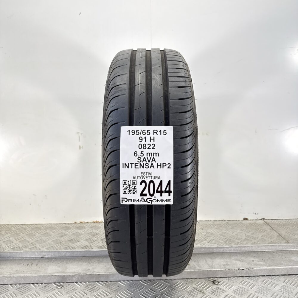 Pneumatico Usato 195 65 R15 91H Sava Intensa HP2 93% Estivo