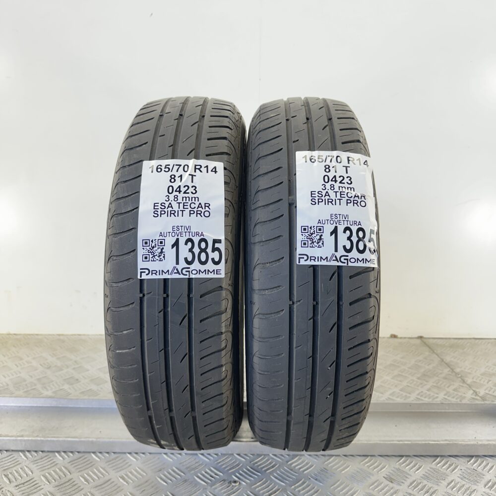 Gomme Usate 165 70 R14 81T ESA TECAR SPIRIT PRO Estive