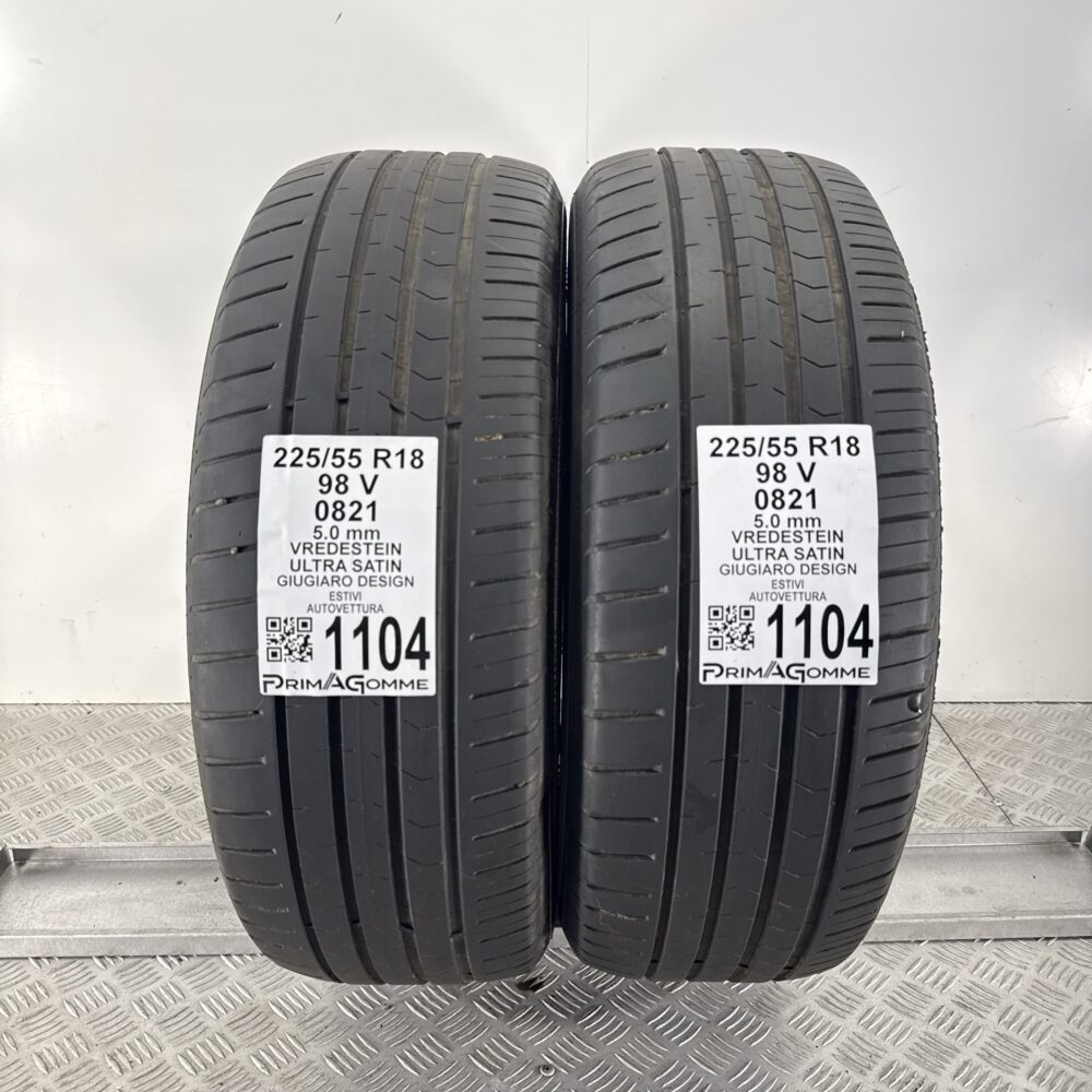 Gomme Usate 225 55 R18 98V Vredestein Ultra Satin 71% Estive