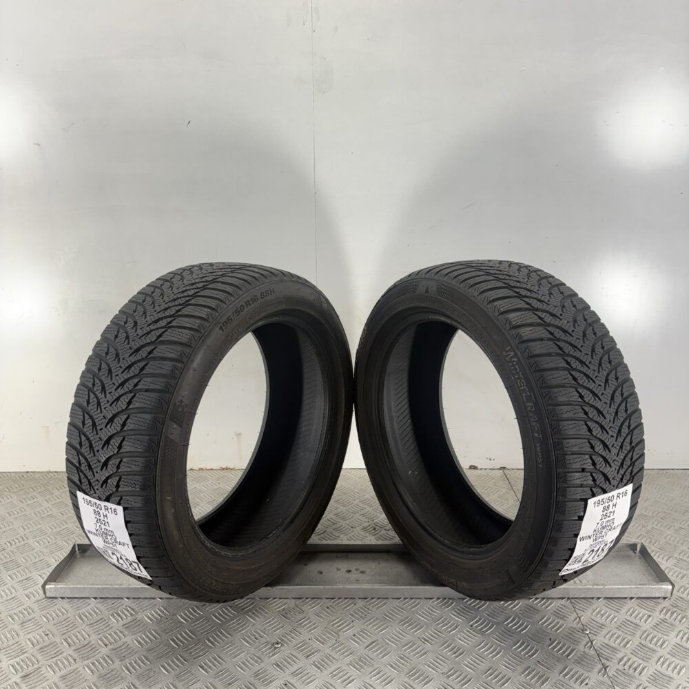Gomme Usate 195 50 R16 88H Kumho Winter Craft WP51 100% Invernali - immagine 6