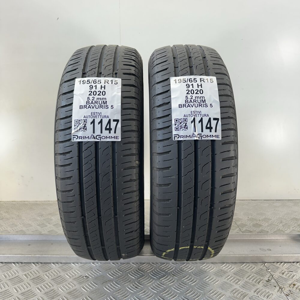 Gomme Usate 195 65 R15 91H Barum Bravuris 5 74% Estive