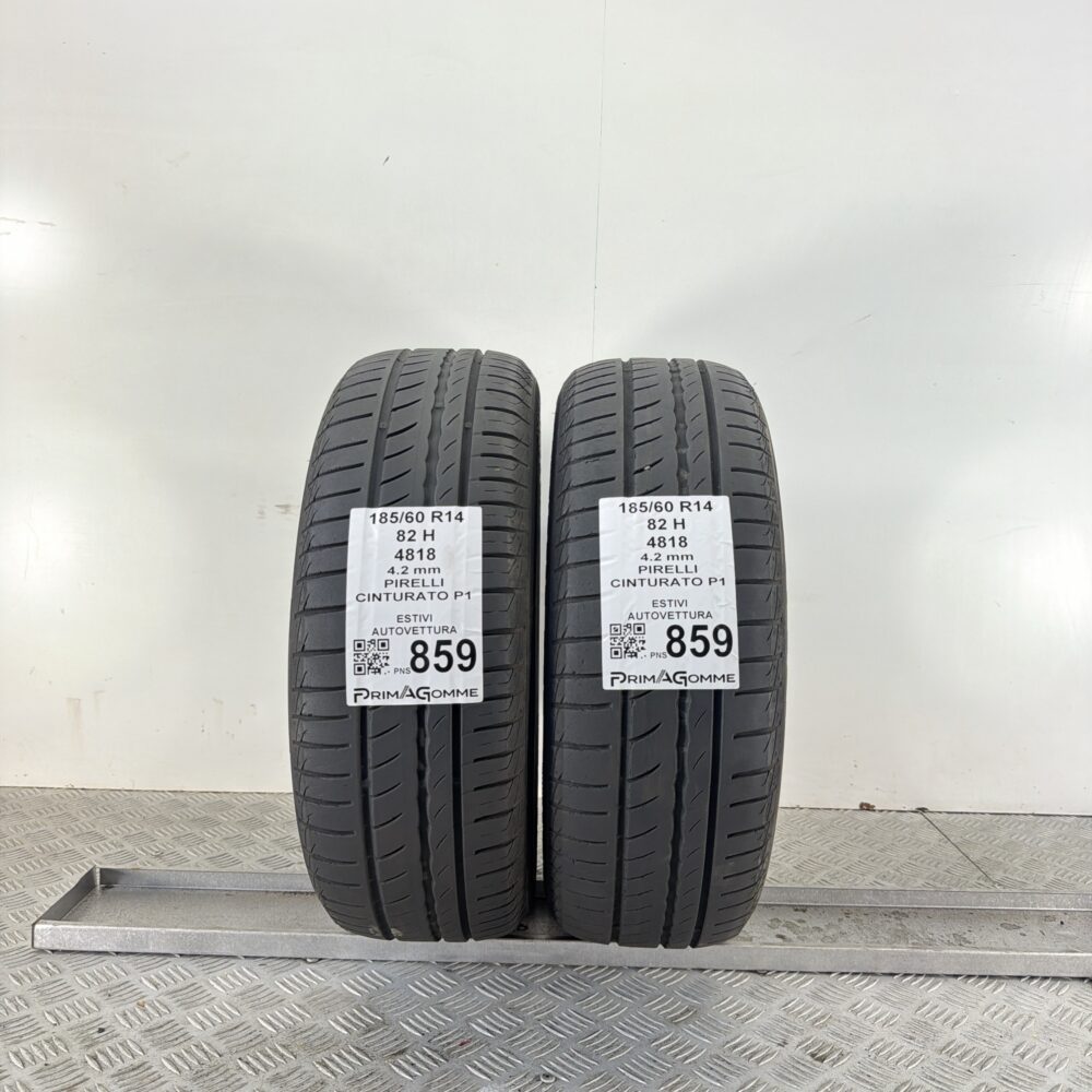 Gomme Usate 185 60 R14 82H Pirelli Cinturato P1 Estive