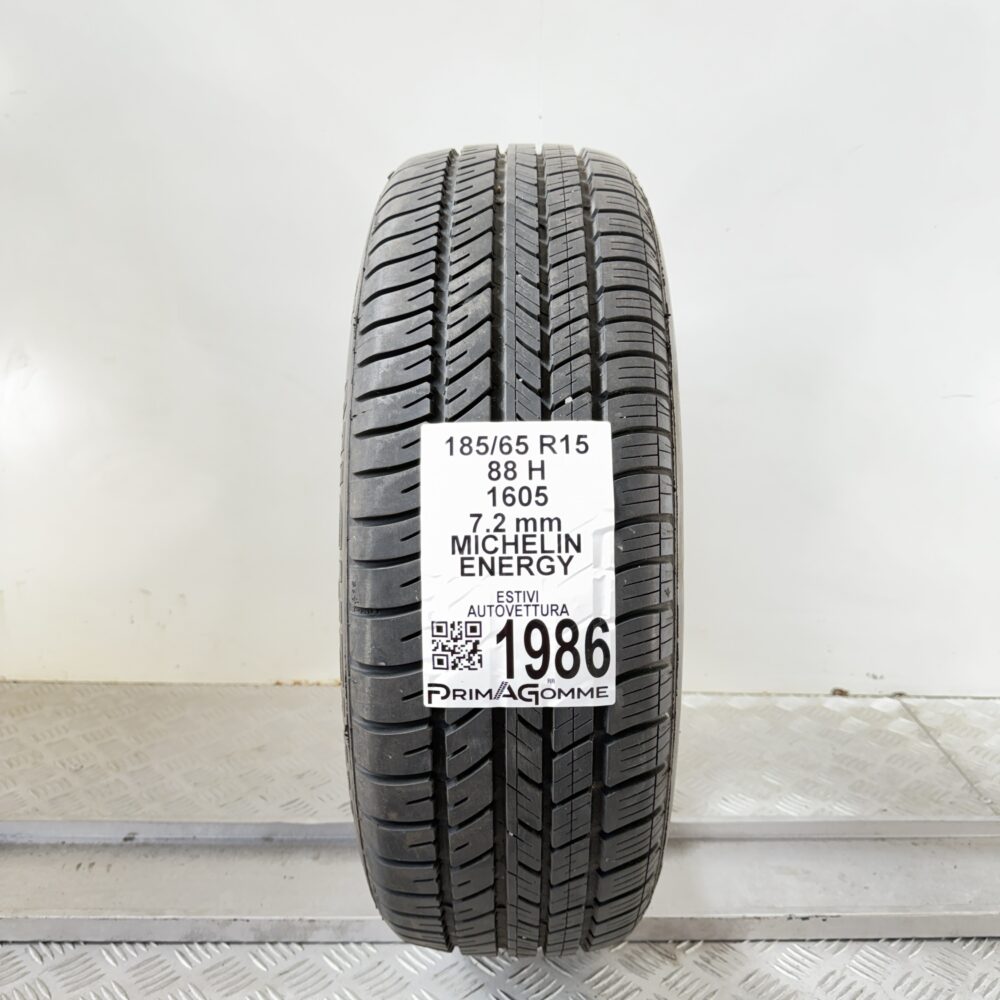 Pneumatico Usato 185 65 R15 88H Michelin Energy 100% Estivo