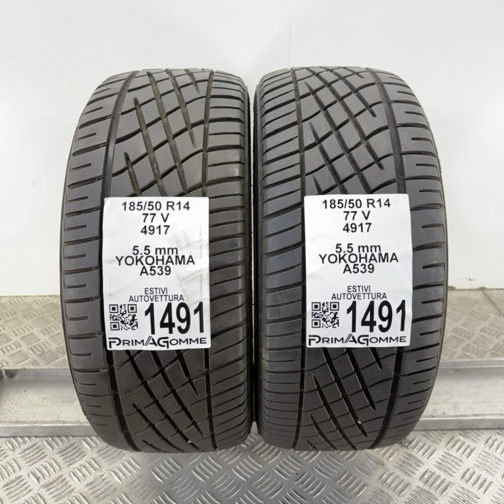 Gomme Usate 185 50 R14 77V Yokohama A539 78% Estive
