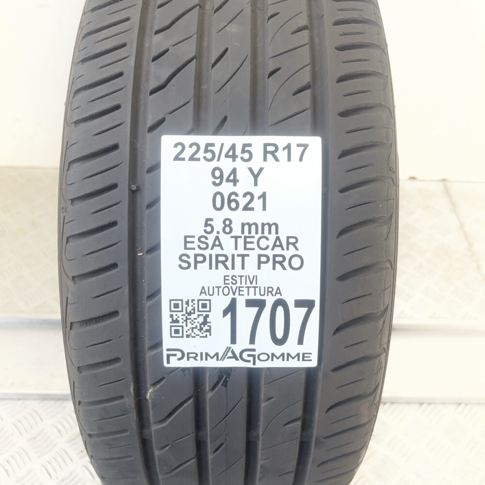 Pneumatico Usato 225 45 R17 94Y Esa Tecar Spirit Pro 83% Estivo - immagine 3