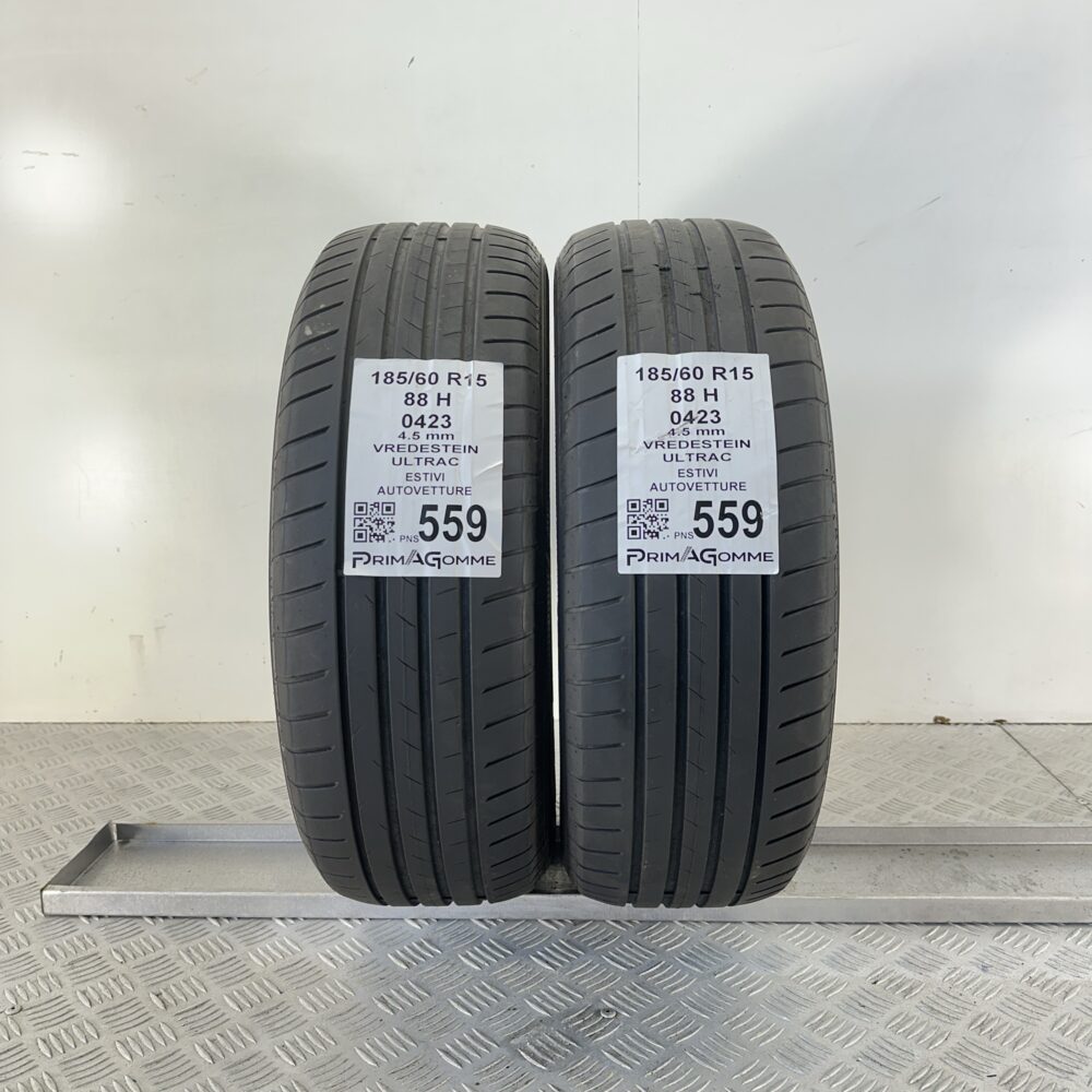 Pneumatici Usati 185 60 R15 88H Vredestein Ultrac Estive
