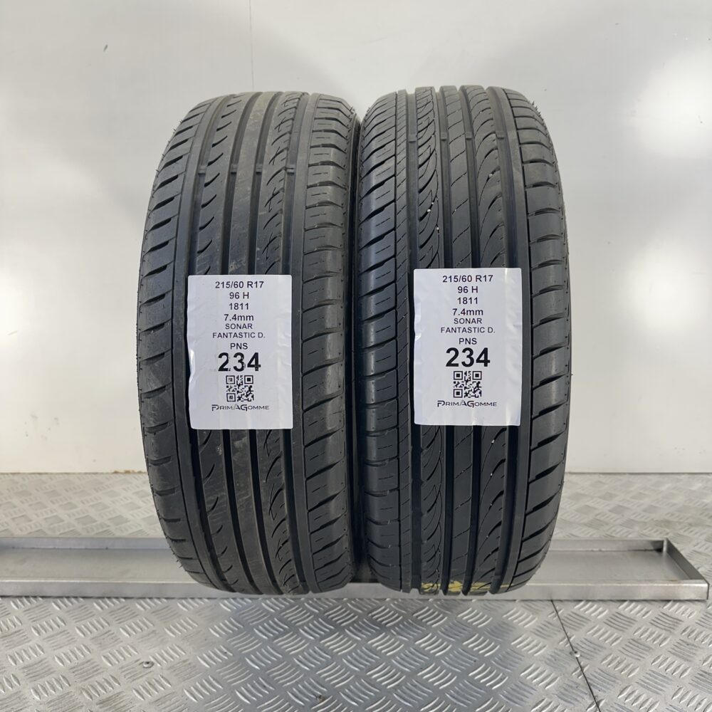 Pneumatici Usati 215 60 R17 96H Sonar Fantastic D 98% Estive