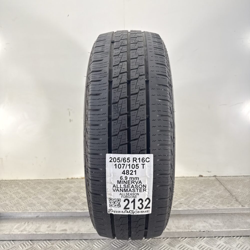 Pneumatico Usato 205 65 R16C 107/105T Minerva Allseason Vanmaster 77% 4 Stagioni
