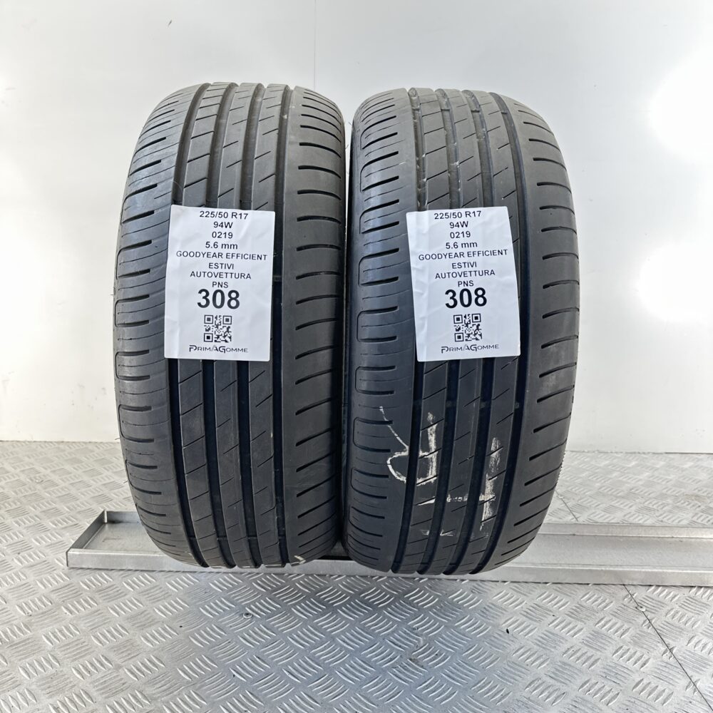 Pneumatici Usati 225 50 R17 94W Goodyear Efficient 82% Estive