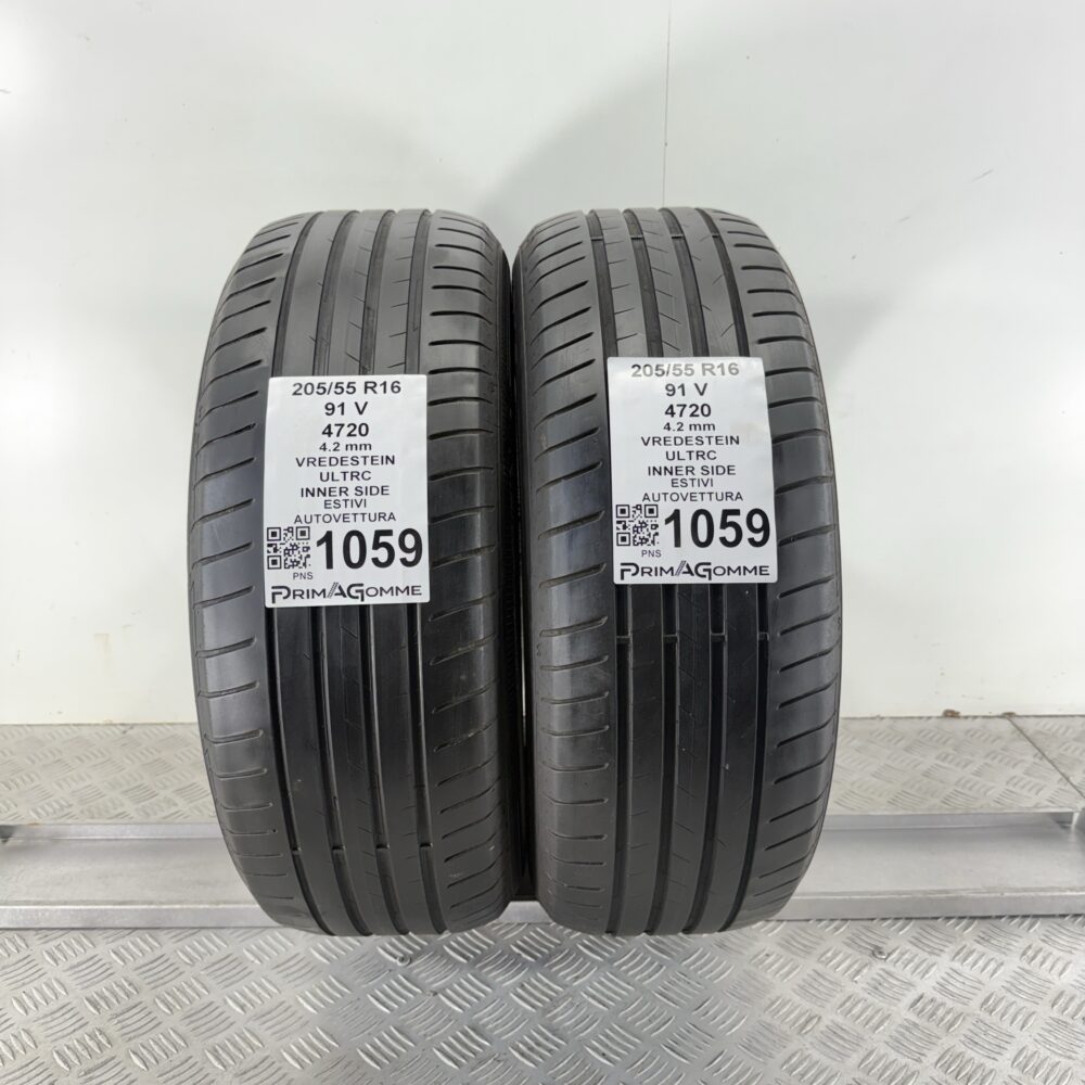 Gomme Usate 205 55 R16 91V Vredestein Ultrac Estive