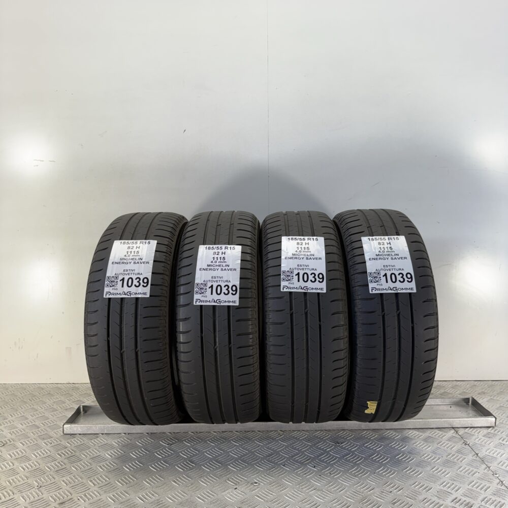 Gomme Usate 185 55 R15 82H Michelin Energy Saver Estive