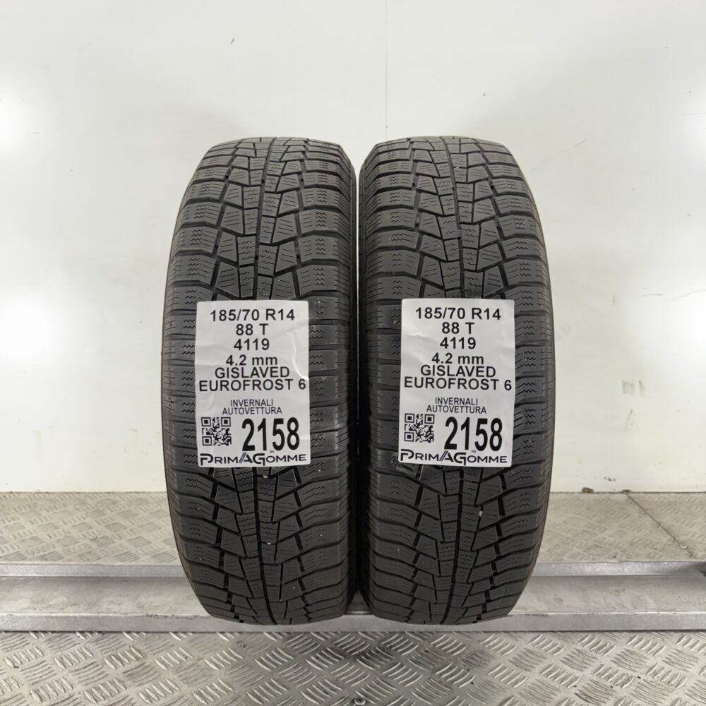 Gomme Usate 185 70 R14 88T Gislaved Eurofrost 6 Invernali