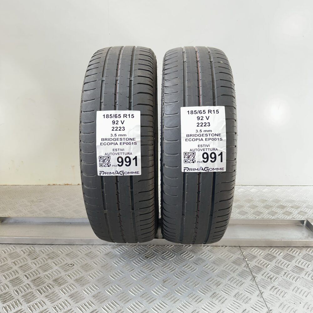 Gomme Usate 185 65 R15 92V Bridgestone Ecopia EP001S Estive