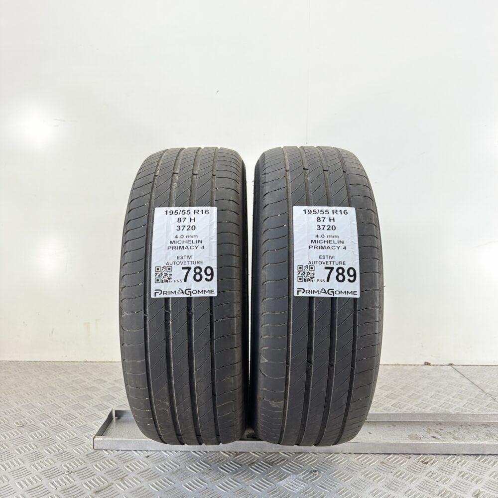Pneumatici Usati 195 55 R16 87H Michelin Primacy 4 Estive