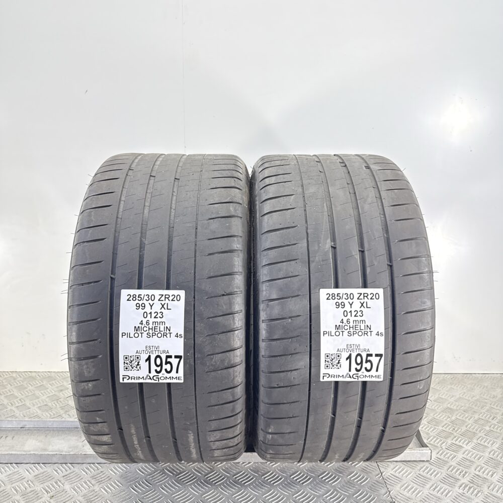 Pneumatici Usati 285 30 ZR20 XL 99Y Michelin Pilot Sport 4s Estive
