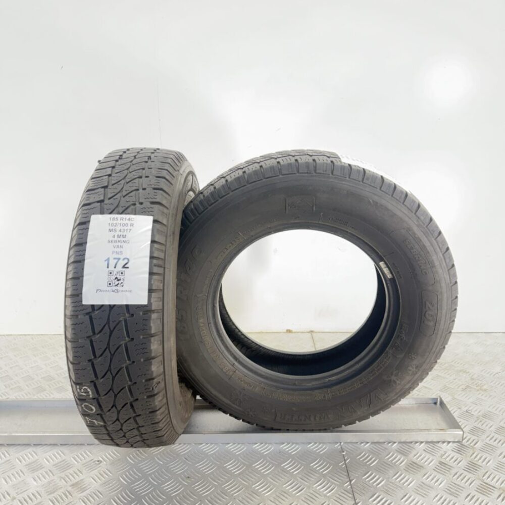 Pneumatici Usati 185 R14C 102 100R Sebring Van Invernali - immagine 5