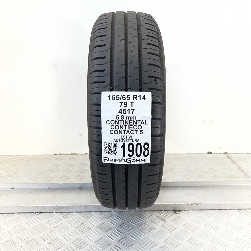Pneumatico Usato 165 65 R14 79T Continental ContiEcoContact 5 83% Estivo