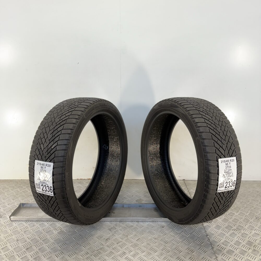 Gomme Usate 215 45 R20 95T Pirelli Winter 2 Cinturato 81% Invernali - immagine 7