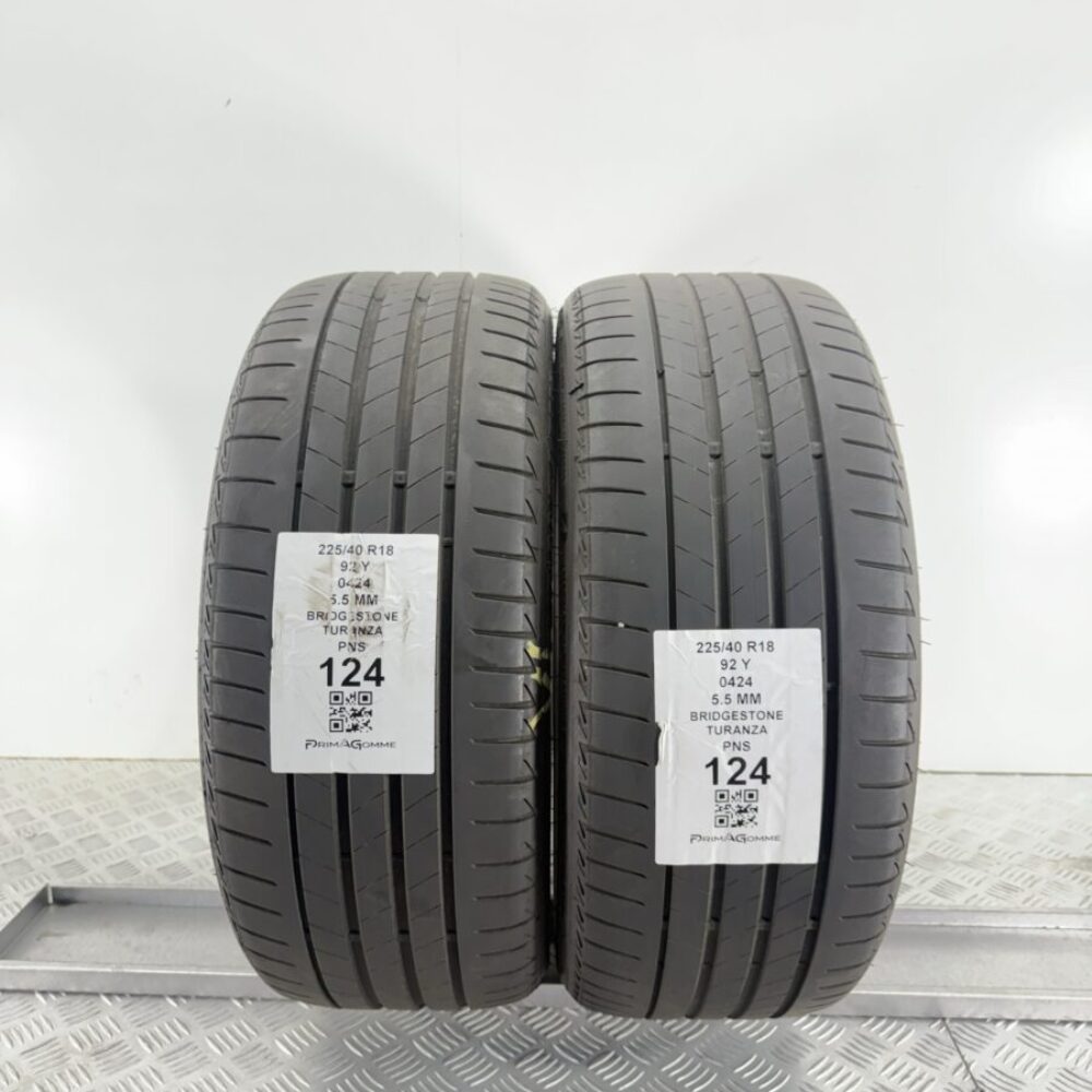 Gomme Usate 225 40 R18 92Y Bridgestone Turanza 5.5mm Estive