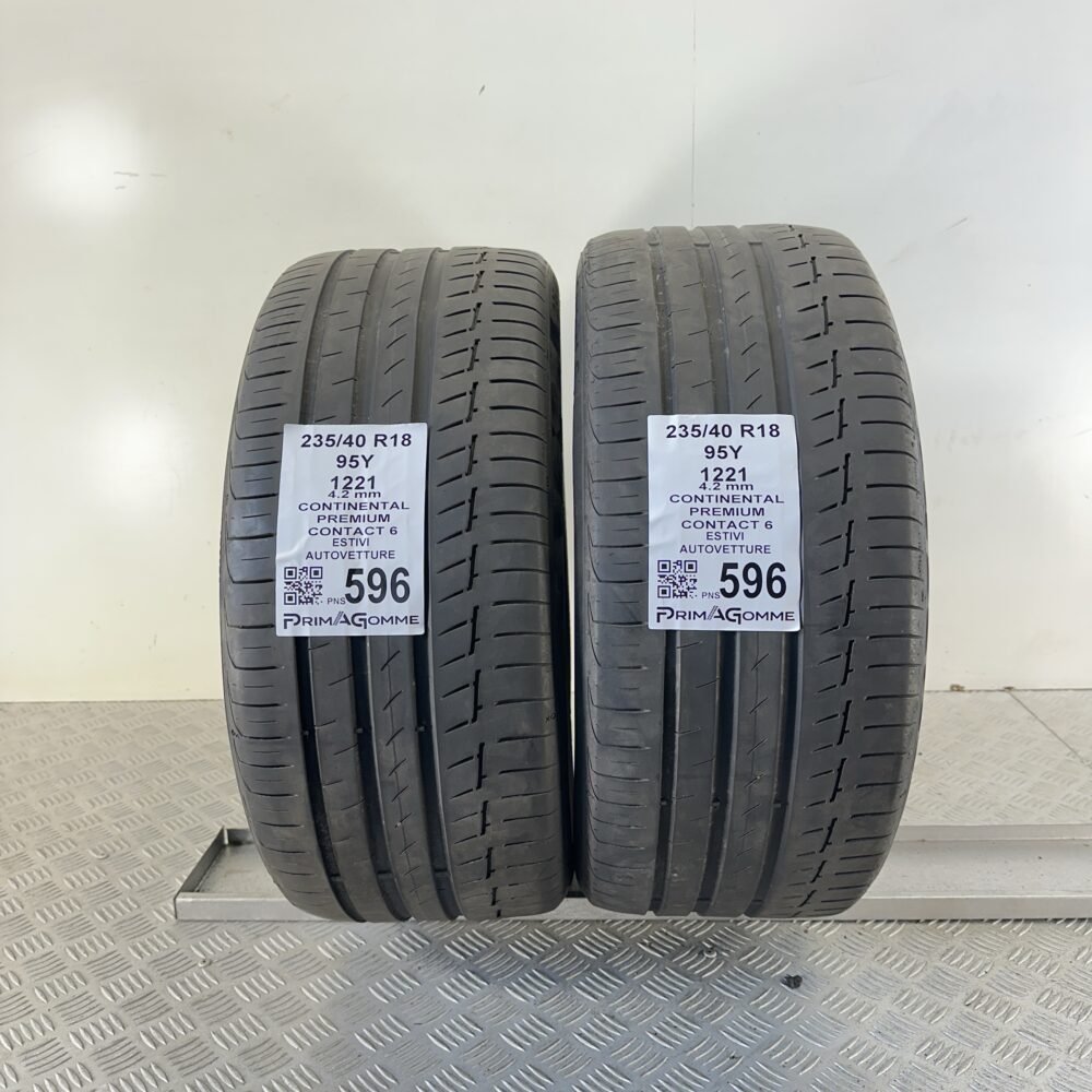 Pneumatici Usati 235 40 R18 95Y Continental Premium Contact 6 Estive