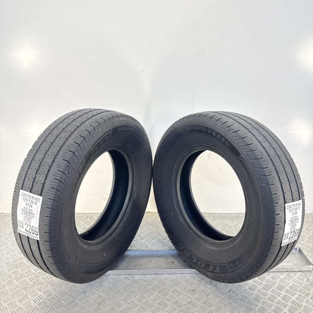 Gomme Usate 225 75 R16C 121/120R Tracmah X-Privilo VS450 Invernali - immagine 6