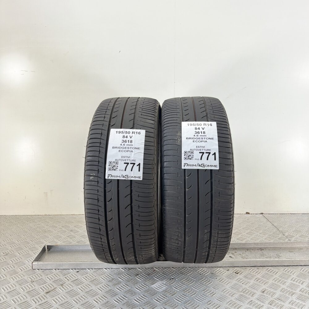 Pneumatici Usati 195 50 R16 84V Bridgestone Ecopia Estive