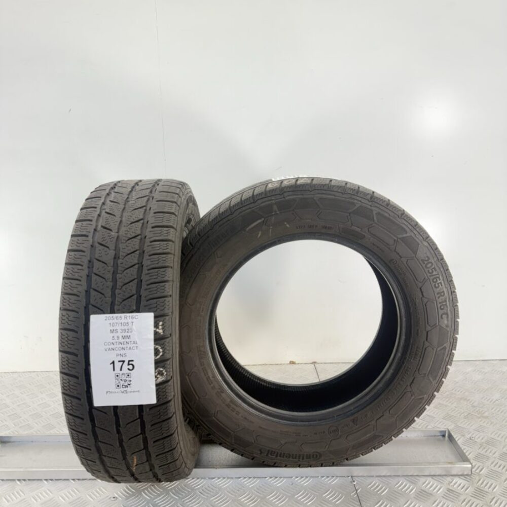 Pneumatici Usati 205 65 R16C 107 105 T Continental Vancontact 80% Invernali - immagine 6
